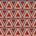 Seamless vector decorative hand drawn pattern. ethnic endless background with ornamental decorative elements with traditional