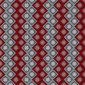 Seamless vector decorative hand drawn pattern. ethnic endless background with ornamental decorative elements Royalty Free Stock Photo