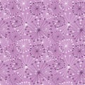 Seamless vector floral pattern. Pink hand drawn background with abstract flowers Royalty Free Stock Photo