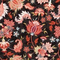 Seamless vector floral pattern for wallpaper and textiles