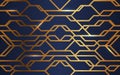 Seamless vector futuristic dark techno texture with gold abstract energy line on brushed metal background. Power vein light tech Royalty Free Stock Photo