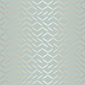 Seamless vector geometric golden element pattern. Abstract background copper texture on blue green. Simple minimalistic graphic
