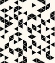 Seamless vector geometric pattern with triangles. Modern abstract repeatable background. Stylish minimalistic texture in