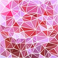 Seamless vector geometric triangle pattern. Pink background.