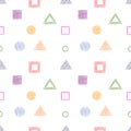 Seamless vector geometrical pattern. Royalty Free Stock Photo