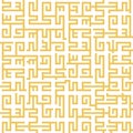 Seamless vector Greek ornament maze pattern Royalty Free Stock Photo