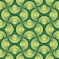 Seamless vector green background organic pattern w