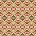 Seamless vector image. Beige herringbone geometric pattern . Tribal native style. Vector image