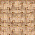 Seamless vector image. Beige herringbone geometric pattern . Tribal native style. Vector image