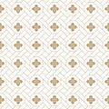 Seamless vector japanese traditional geometric pattern design with flower symbols.design for textile, packaging, covers