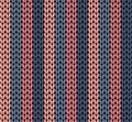 Seamless vector knitting pattern Royalty Free Stock Photo