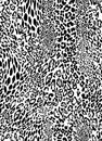 Seamless vector leopard pattern Royalty Free Stock Photo