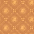 Seamless vector light beige texture with rhombuses