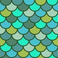 Seamless vector mermaid pattern as fish scale magic background for textile, posters, greeting cards, cases etc Royalty Free Stock Photo