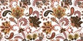 Seamless vector paisley pattern