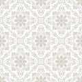 Seamless vector paisley pattern design on white background Royalty Free Stock Photo