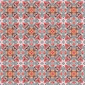Seamless pattern with abstract crosses for textiles, clothes, covers