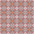 Seamless pattern with abstract crosses for textiles, clothes, covers