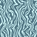 Seamless vector pattern abstract wavy stripes, curvy lines, zebra print, animal pattern, textile