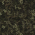 Seamless vector pattern for army fabric and design. Modern spotted forest print
