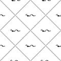 Seamless vector pattern, background with cute caterpillars on the white backdrop.