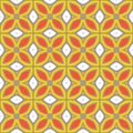 Seamless vector pattern with bold geometric shapes Royalty Free Stock Photo
