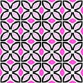 Seamless vector pattern with bold geometric shapes Royalty Free Stock Photo