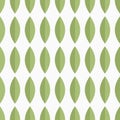 Seamless vector pattern with green petals