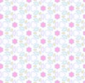 Seamless vector pattern kaleidoscope Royalty Free Stock Photo
