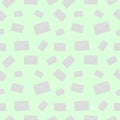 Seamless vector pattern, light pastel shadeless chaotic background with letters