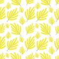 Seamless vector pattern Mimosa