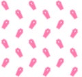 Seamless vector pattern of pink flat coffin