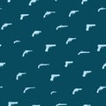 Seamless vector pattern with Pistols Royalty Free Stock Photo