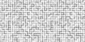 Seamless vector pattern in random lines square grid. Royalty Free Stock Photo