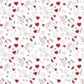 Red valentine pattern