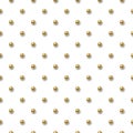 Seamless vector pattern with small golden balls