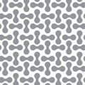 REGULAR ROUNDED SHAPE IN TRANSITION. SEAMLESS VECTOR PATTERN Royalty Free Stock Photo