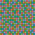 Seamless vector pattern with squares. Simple checkered graphic design. drawn background with little decorative elements. Print for Royalty Free Stock Photo