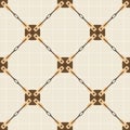 Seamless vector pattern with steel bracing rod