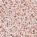Seamless vector pattern. Traditional Georgian clay broken vessel mosaic, tiles.