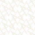 Seamless vector pattern with Unicursal hexagram