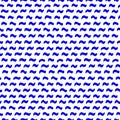 Seamless vector pattern with waves