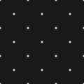 Seamless vector pattern. White diamond shapes on black background, minimalist geometric design Royalty Free Stock Photo