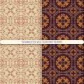 Seamless vector patterns. Print for textiles,