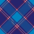 Seamless vector plaid pattern Royalty Free Stock Photo