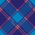 Seamless vector plaid pattern