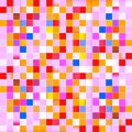 Seamless Vector Retro Pink Squares Background