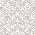 Seamless vector rich damask wallpaper pattern design