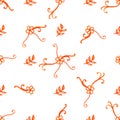 Seamless vector seasonal pattern