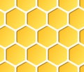Seamless vector sweet honeycomb pattern